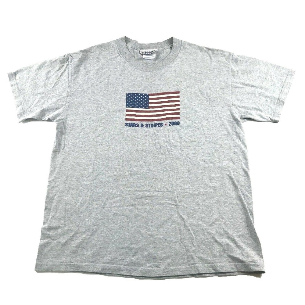 Stars & Stripes 2000 Mens America T-shirt. Size L